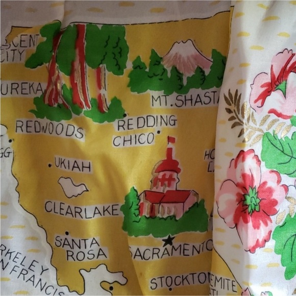 VINTAGE CALIFORNIA Souvenir Apron - Picture 3 of 6